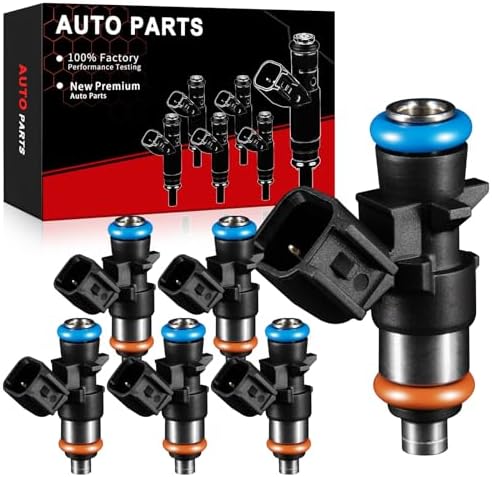 Set Of 6 Fuel Injectors For Chrysler Dodge Ram Jeep 3.6L – Replaces 0280158233