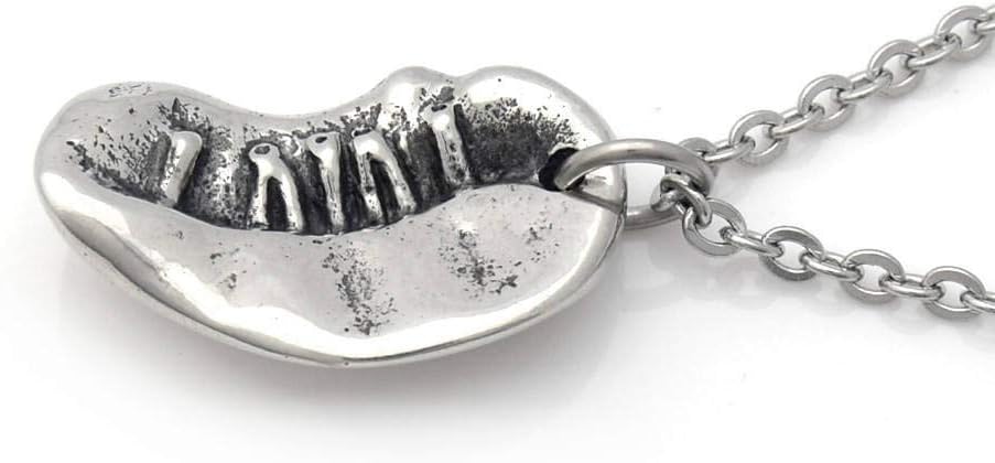 Spleen Necklace, Handmade Organ Anatomy Jewelry in Pewter