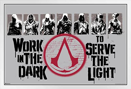 Encuentra reviews de Assassins creed bloodlines los más recomendados. 32 Assassins Creed Graffiti Work In the Dark to Serve the Light Lineup Valhalla Origins Syndicate Odyssey Bandera negra Bloodlines Assassins Creed Merchandise Gamer Arte de pared...