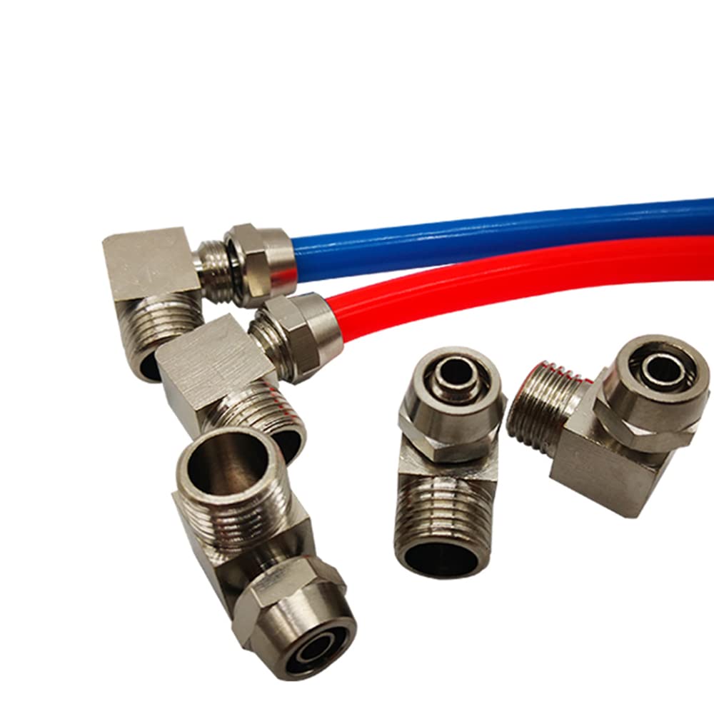 ezqnirk 1PCS PL Quick Screw Connector Copper Pneumatic Components Joint,6mm,03