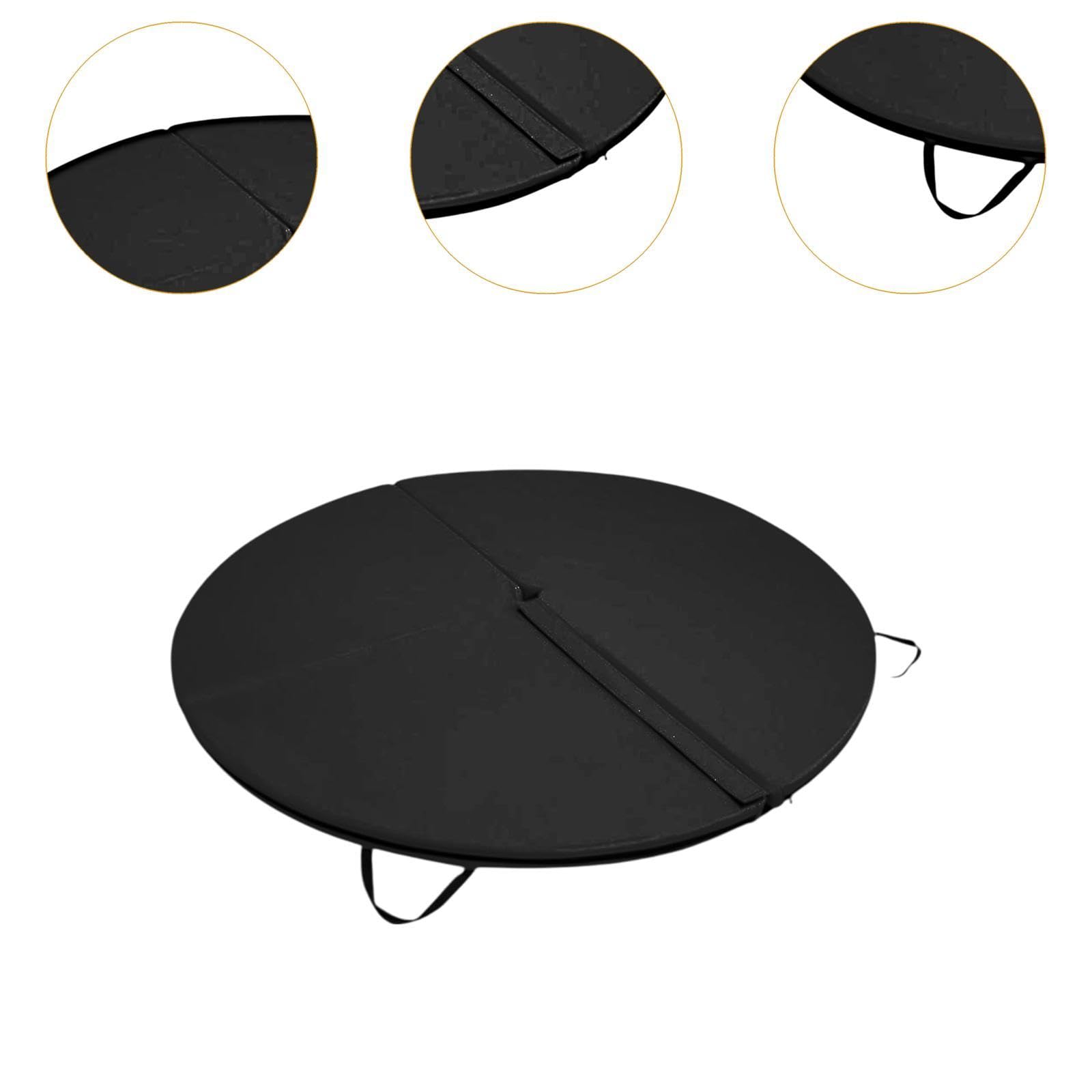 Colchoneta Plegable para Pole Dance 120cm (47.2") - Alfombra de Ejercicio Gruesa 3cm para Pilates, Fitness, Gimnasia, Interior y Exterior