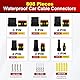 KFZ Stecker Set, 808Pcs KFZ Steckverbinder, Wasserdichte Stecker 1/2/3/4/5/5/6 Polig, Superseal Stecker für Traktor Zubehör, Auto, LKW, Boot, Motorrad(Anwendbarer Kabeldurchmesser: 1,5mm², 300V, 12A)