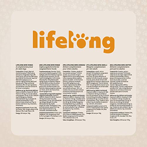 Amazon-Marke - Lifelong - Mini Ringe - 350g x 6