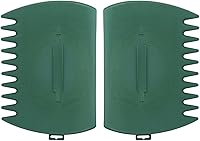 Ragyzity 2-Pack Leaf Scoop Grabbers - Adjustable Handheld Garden Rakes for Leaves, Grass Clippings & Yard Debris Pickup