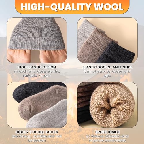 Chaussettes chauffantes homme extra chaudes 2.3 TOGS pour hiver - 2