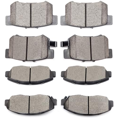 Image of SCITOO D537 D465 Front Rear Ceramic Brake Pads Sets Fit For Acura CL 1997-1999,For Honda For Accord 1991-1997