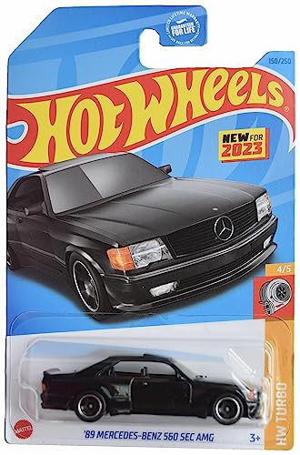 Hot Wheels '89 Mercedes Benz 560 Sec AMG, HW Turbo 4/5 [Black] 150/250