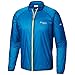 Produktbild Columbia Ultraleichte Windjacke für Herren, F.K.T., Nylon, Blau (Deep Lagoon Embossed Print/Zour Zip), Gr. L, 1840921