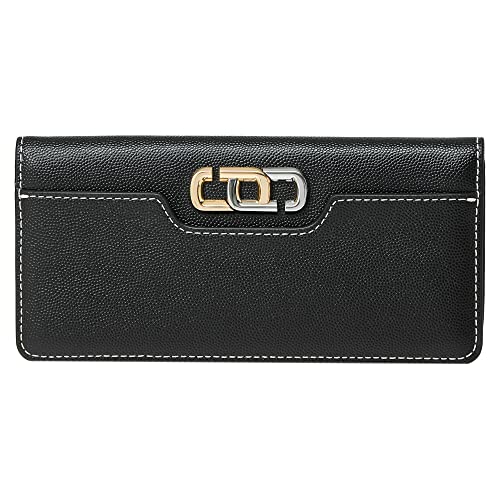 Marc Jacobs The J Link Open Face Leather Large Wallet, Black