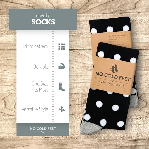 Fun Black Colorful Novelty Socks for Men for Dress Casual Formal Groomsmen Wedding, 4 Pack4