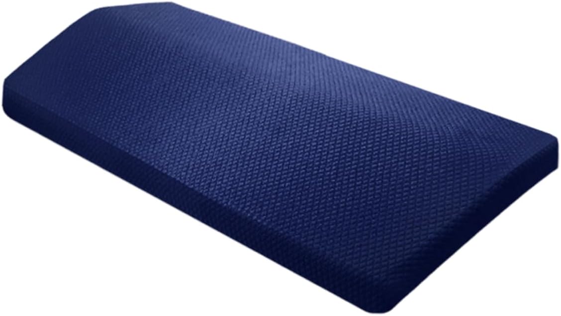 TOKIDNY 1pc Lumbar Pillow for Pregnant Women Memory Cotton Waist Cushion 60x30x5cm Navy Bamboo Charcoal Style Ideal for Home and Office Use Comfortable Back Pillow