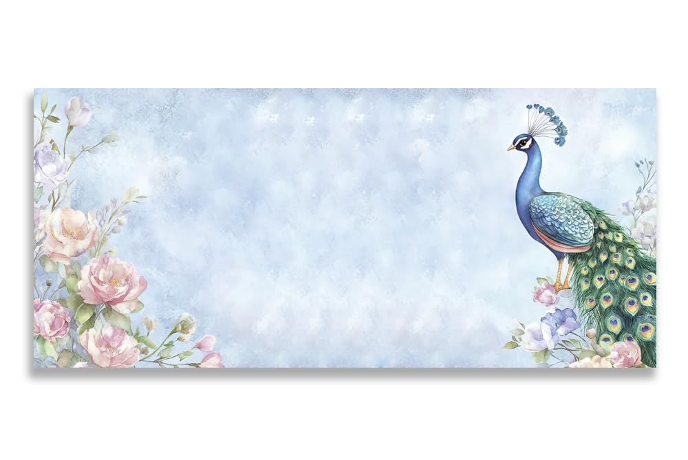 Mehta Envelope Mfg Co. Shagun Lifafa/Money Gift Envelope Digital Print in Pearl Finish 200 GSM Thick Paper Size : 18.41 x 8.25 cm (7.25 x 3.25 Inches) Pack of 10 SKU ME-01074