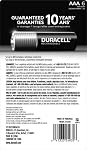 Duracell Rechargeable AAA Batteries, 6 Count Pack, Triple A Battery for Long-Lasting Power, All-Purpose Pre-Charged Battery for Household and Business Devices