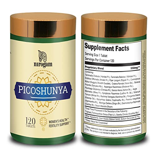 Nirogam PICOSHUNYA | PCOS Supplements for Women | Hormonal Balance for Women for PCOS Supplements for Fertility | Support for Reproductive Health, PMS and Menopause