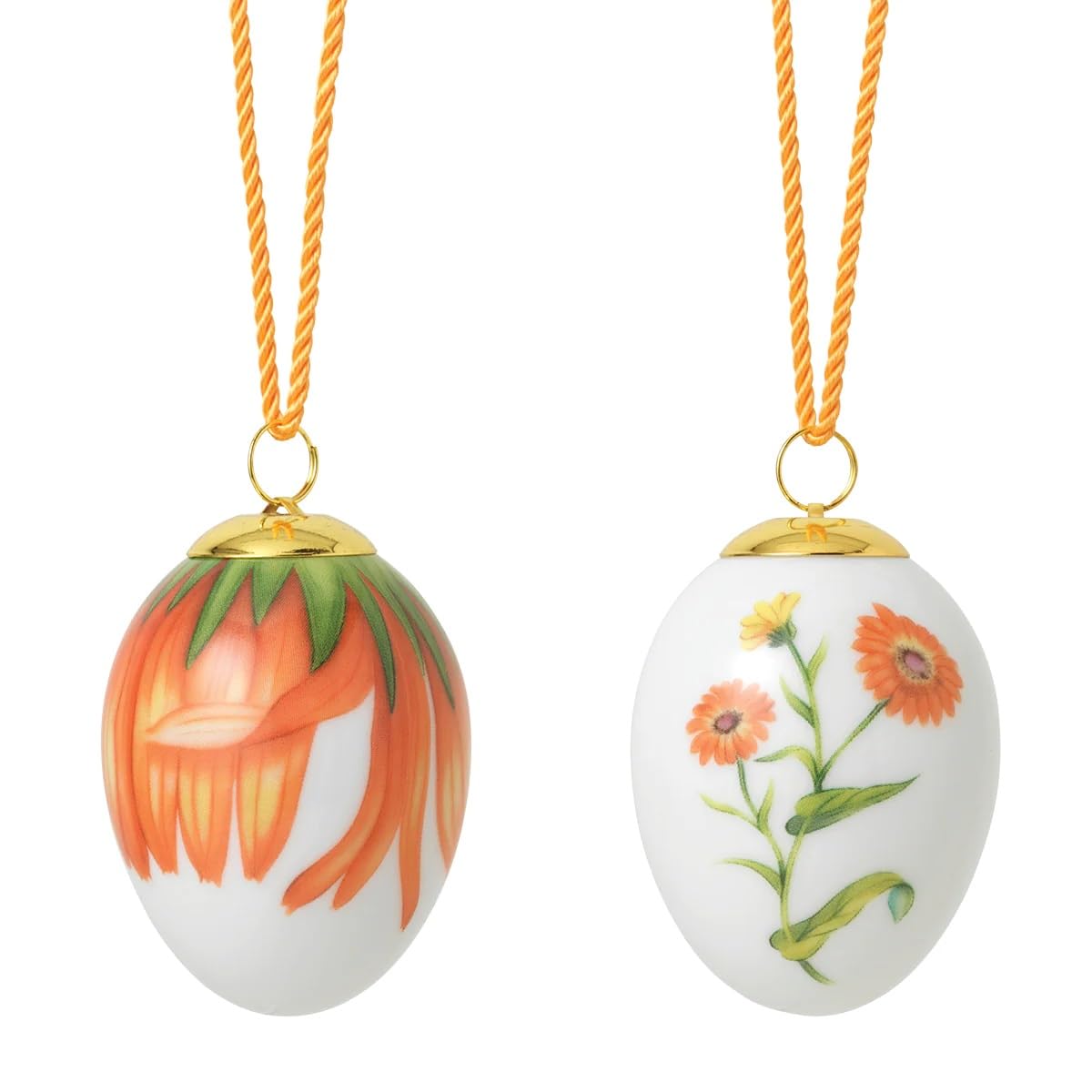 Spring Collection Set/2 Eggs 2024 Marigold Buds and Petals