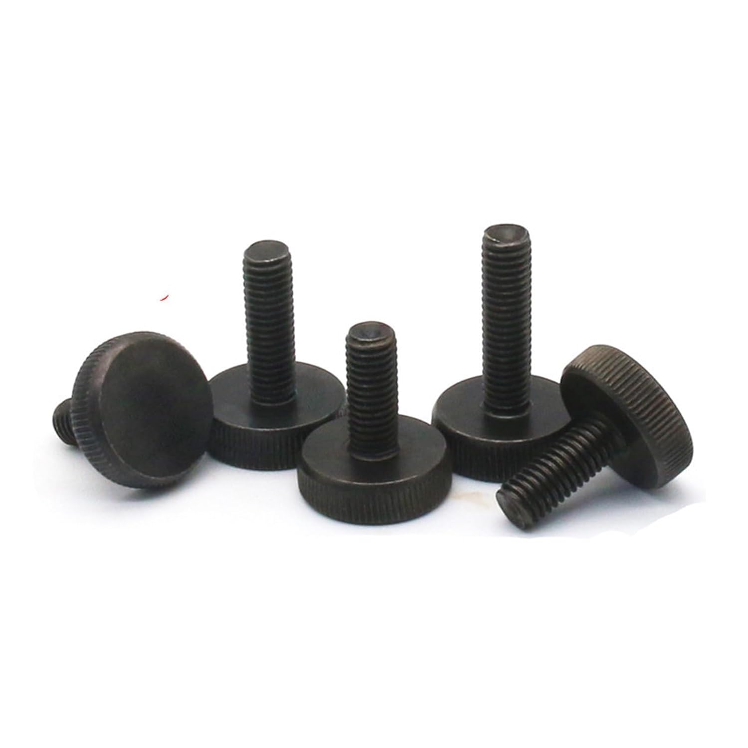 1～10個 M3 M4 M5 M6 M8 M10 DIN653 GB835 ブラック カーボンスチール フラットヘッドつまみネジ 手