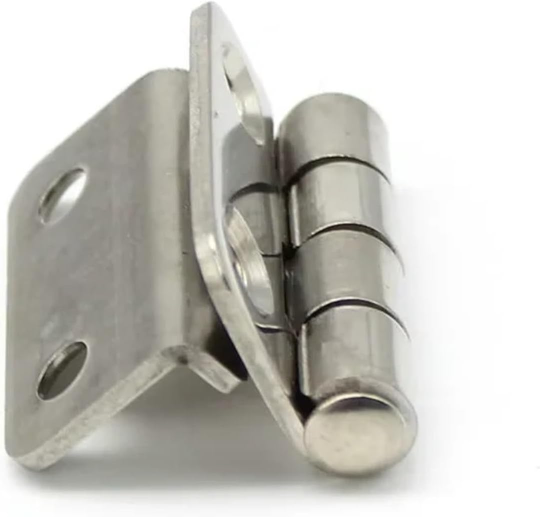 Right Angle Curved Hinge 304 Stainless Steel 1Pcs(Iron Zinc Blue)