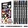 Permanent Acrylic Paint Markers, Brush Tip Art Markers - Coloring, Painting Rocks & Crafts Supplies, 16color 8pcs