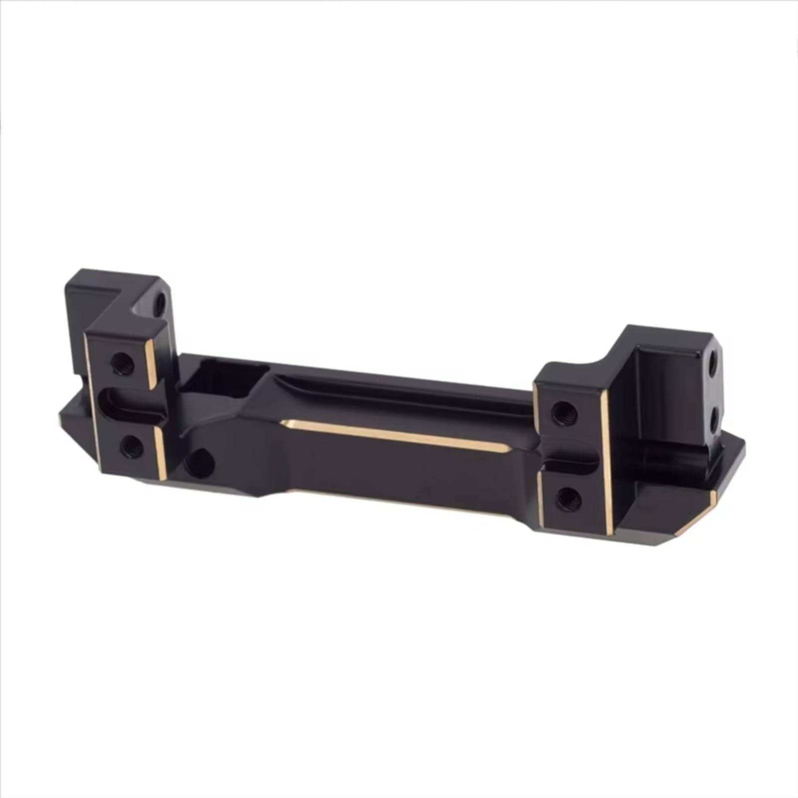 Componentes Auto RC Compatible con Traxxas para TRX-4 1/10, Trepador De Control Remoto, Piezas Mejora Coche, Accesorios, Servo Montaje Parachoques Delantero Latón