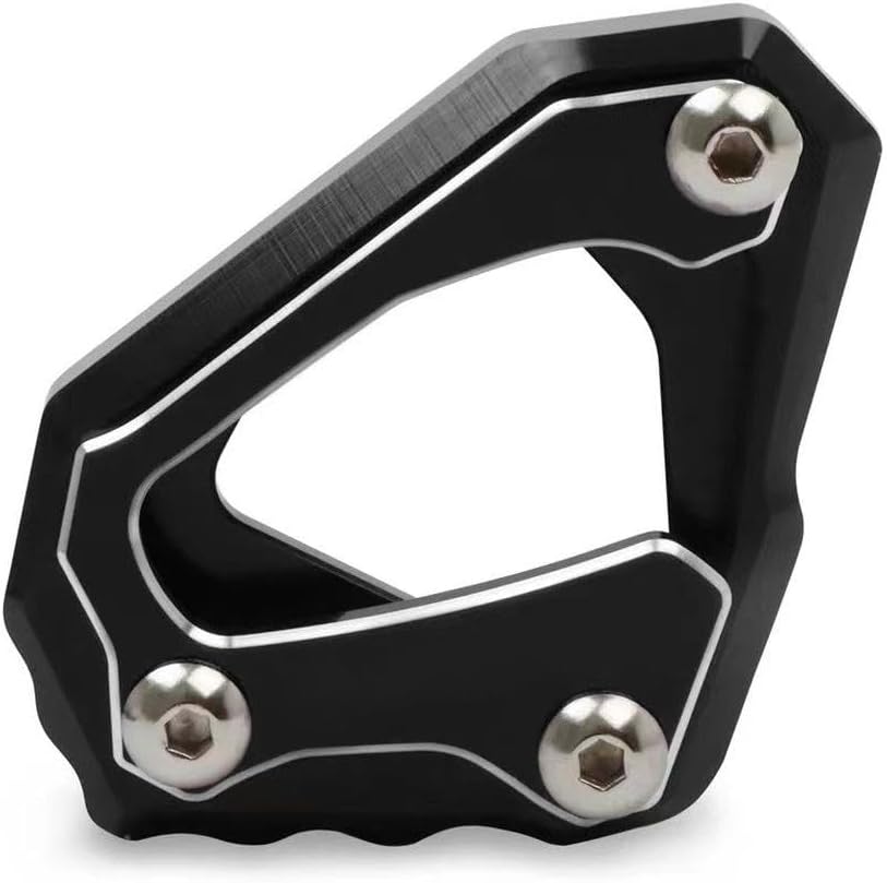 Motorcycle Kickstand Foot Side Stand Enlarge Extension Plate Pad For Yamaha MT10 FZ10 R1M 2015-2023(Red)