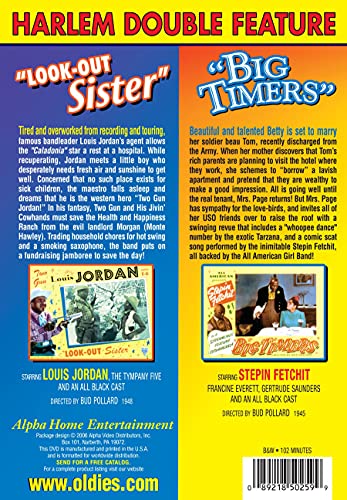 DVD clásico Big Timer y Look Out Sister 1945 NTSC Región 1 original 3
