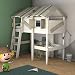 Produktbild WICKEY Hochbett Etagenbett CrAzY Island Kinderbett 90x200 cm Spielbett Abenteuer