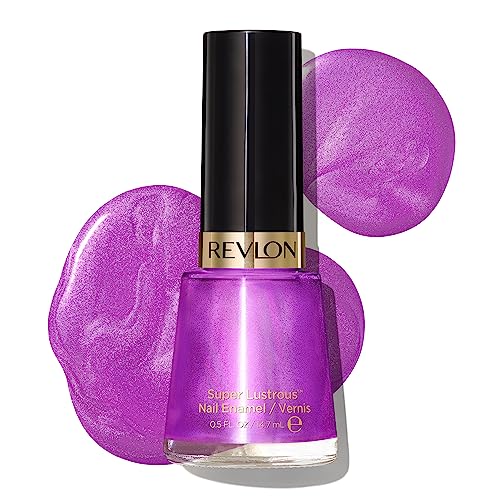 Revlon Nail Enamel, Chip Resistant Nail Polish, Glossy Shine Finish, In Plum/Berry, 450 Hypnotic, 0.5 Oz #TOP1