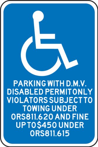 Panneau signalisation handicapé pour sécuriser les parkings de copropriété