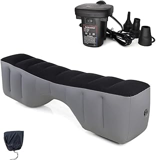 Berocia Car Air Mattress Back Seat Gap Pad Fill Extender Mattress for SUV Dogs Kids Adults Travel Bed Cushion Camping Air ...