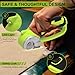 Cordless Electric Scissors,4V Rechargeable Electric Box Cutter for Cardboard, Heavy Duty Cardboard Cutter for Fabric,Rotary Cutter with LED Light for Crafts Leather, Plastic or Carpet,Green