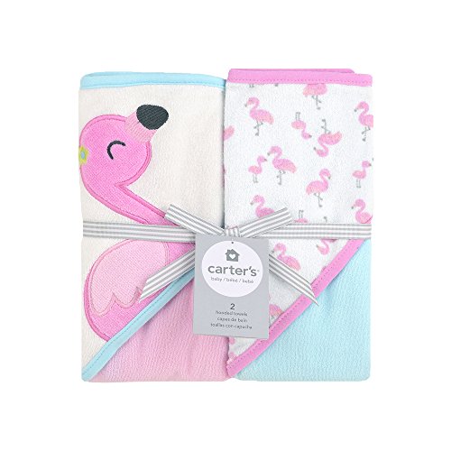 Carters 2-pk. Hooded Flamingo Towel Set
