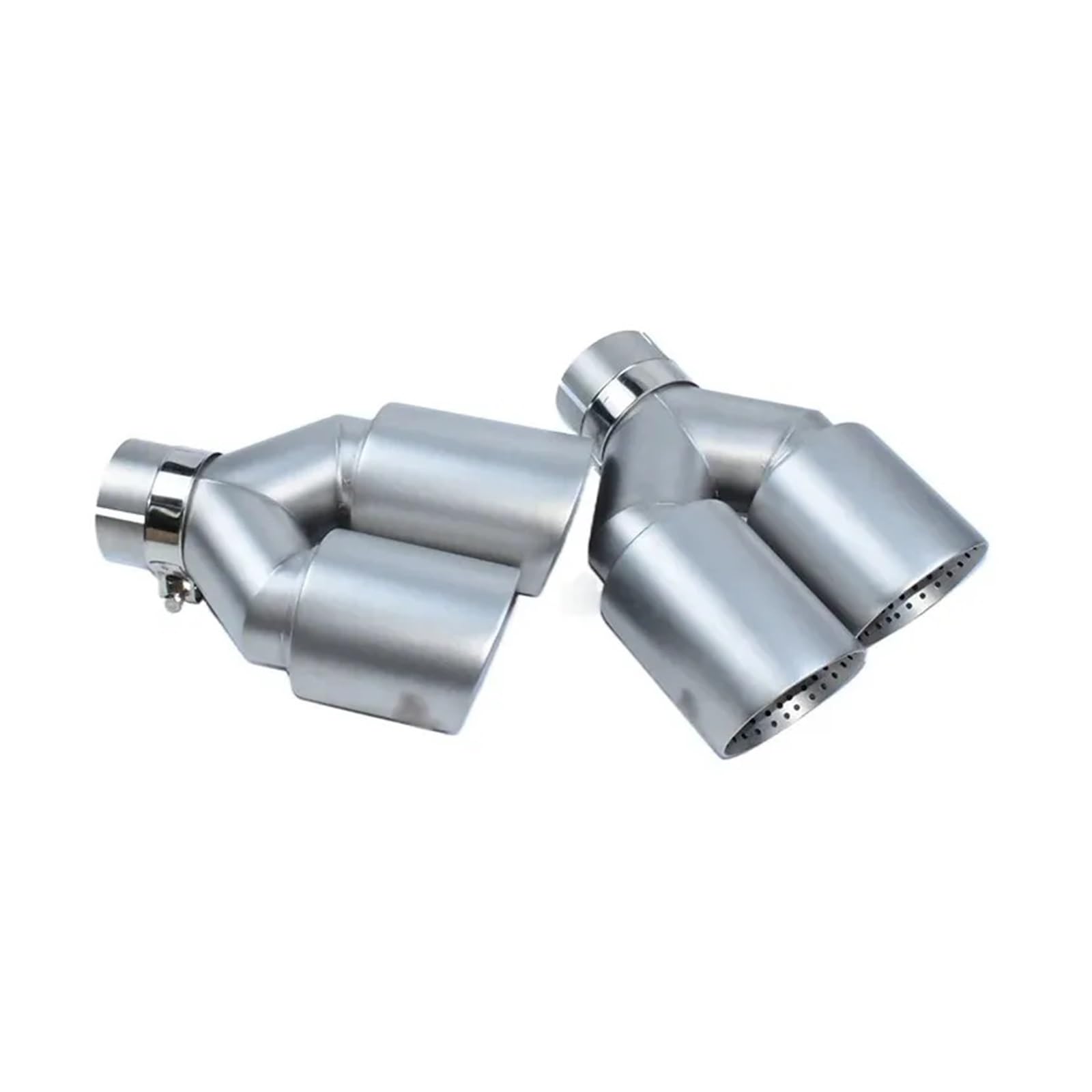Tubo de escape corto para coche. Puntas de silenciador garganta cola tubo Para escape coche Para