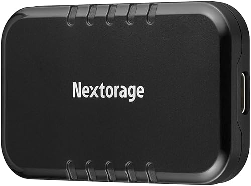 Nextorage Japón 2TB USB3.2 Gen2 SSD Poratable NX-P2SE sereis Tipo-C Compacto y Rápido Velocidad (lectura máxima 1000MBs)
