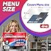 Self Adhesive Laminating Sheets 12.3x17.1 inches, 20 Pack, 4mil Thickness, No Heat or Machine Needed, Waterproof, Self Sealing, Easy Peel and Stick, Heavy Duty Clear Glossy Finish, by VIOLETTO