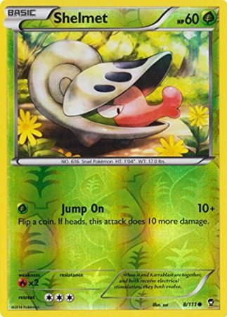 Pokemon - Shelmet (8/111) - XY Furious Fists - Reverse Holo