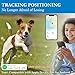 Veeind Pet Tracker for Dog, Dog Tracker Smart Pet Location Tracker with Holder, Smart Item Finder, MFi Certificated, Dog Tracking Device, No Monthly Fee, Works with Find My, iOS Only - Pink Case