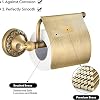 Support De Papier Toilette Avec Couvercle En Laiton Retro Porte-rouleau Support De Papier Toilette Avec Couvercle En Laiton Retro Porte-rouleau