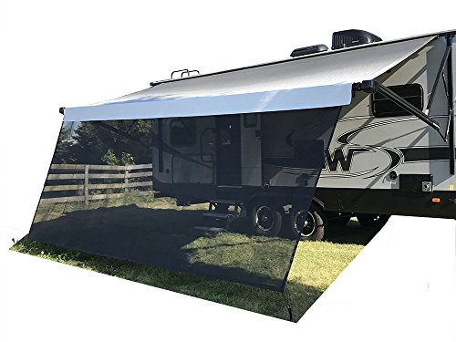 Image of RV Awning Mesh Sun Shade Screen for Motorhome Camper Trailer Sunshade