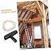 STOBOK Rope Pull Down Attachment for Snowmobile Attic Ladder Pull Cord Versatile for Many Tools