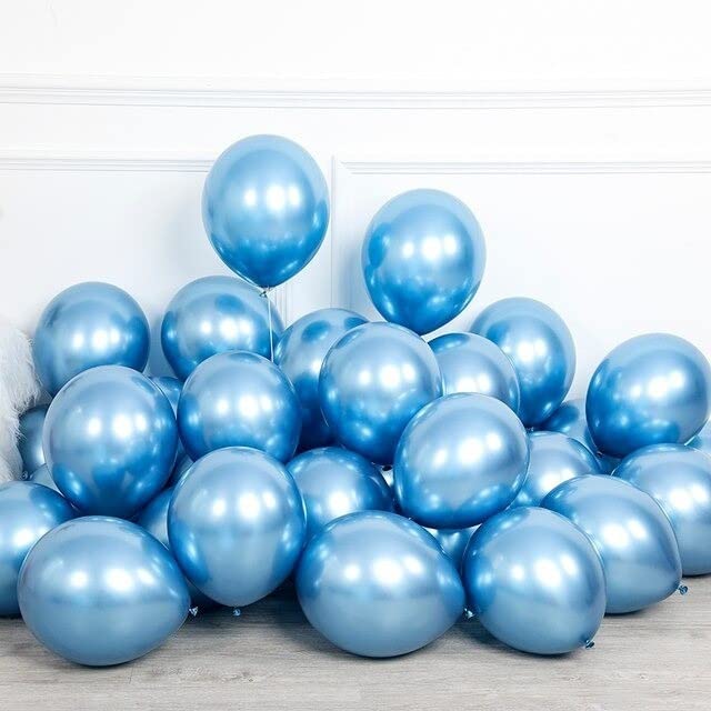 Elegant Lifestyle Metallic HD Toy Balloons Party Products Decorations Ballons Supplies HD Metallic Finish Balloons for Birthday, Anniversary, Party Decoration, Christmas (Pack of 50) (Blue) Elegant Lifestyle Metallic HD Toy Balloons Party Products Decorations Ballons Supplies HD Metallic Finish Balloons for Birthday, Anniversary, Party Decoration, Christmas (Pack of 50) (Blue)