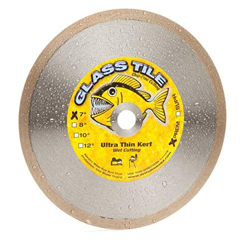 Piranha Glass 7-Inch Diamond Blade, 7" X 5/8" Arbor, Wet Cutting of Glass