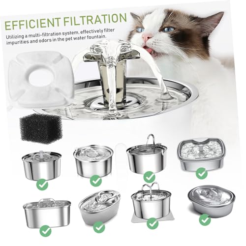 Filtros de repuesto para fuente de agua para mascotas 12 sets miniatura 2