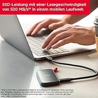 SanDisk Portable SSD 480GB, up to 520MB/s read speed, Festkörper-Laufwerk – Ansicht 4