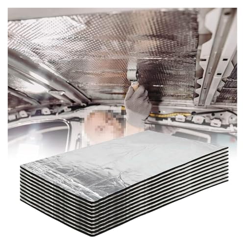Aislante de ruido para capó con espuma de aluminio térmica autoadhesiva 3
