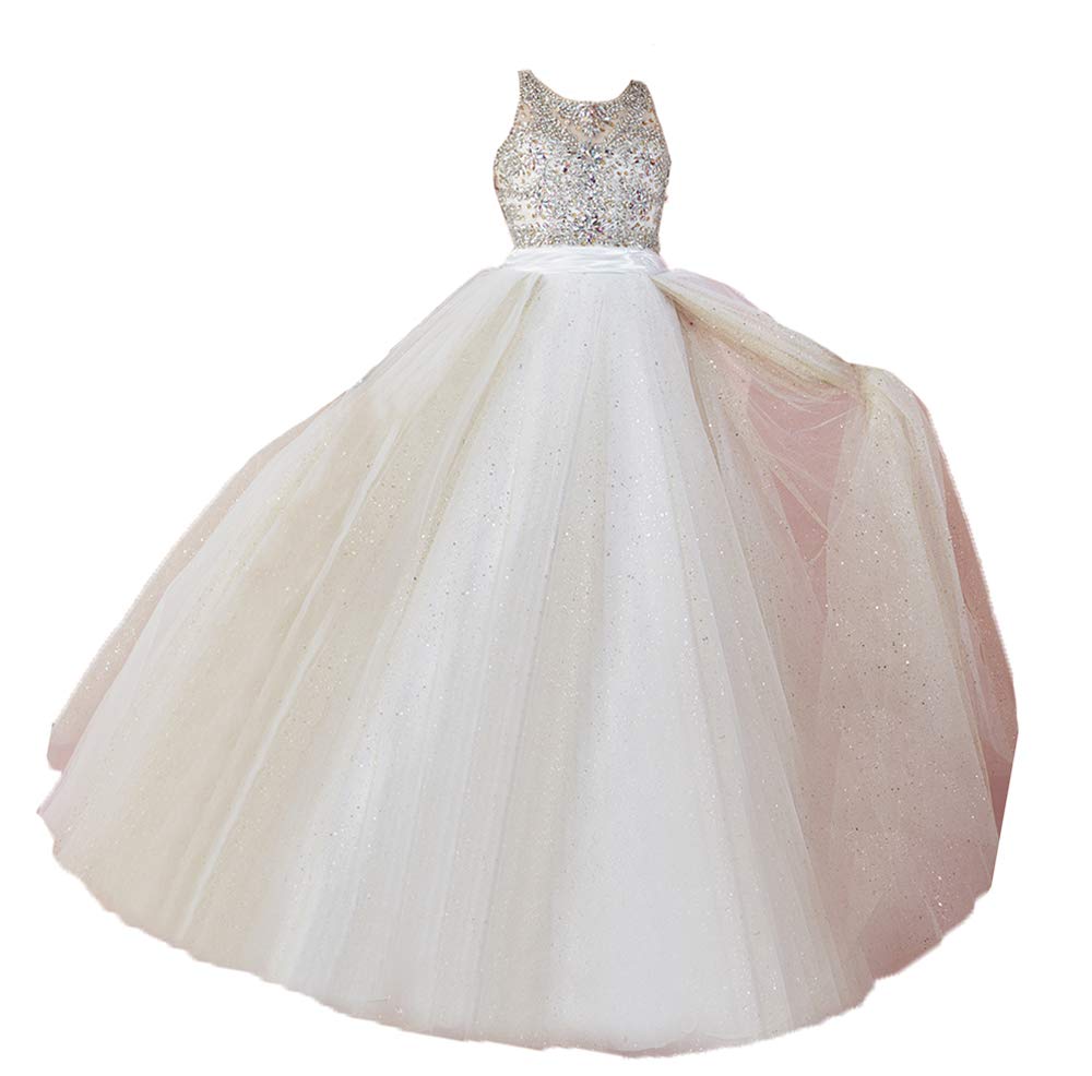 Wenli Girls Floor Length Glitz Princess Pageant Dresses Formal Gowns