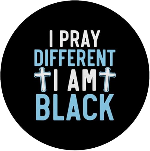 Miniatura 3 de African Christian Afro American Black Pride Christianity PopSockets Adhesive PopGrip