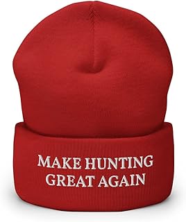 Make Hunting Great Again Hat (Embroidered Cuffed Beanie) Funny Gift for Hunters