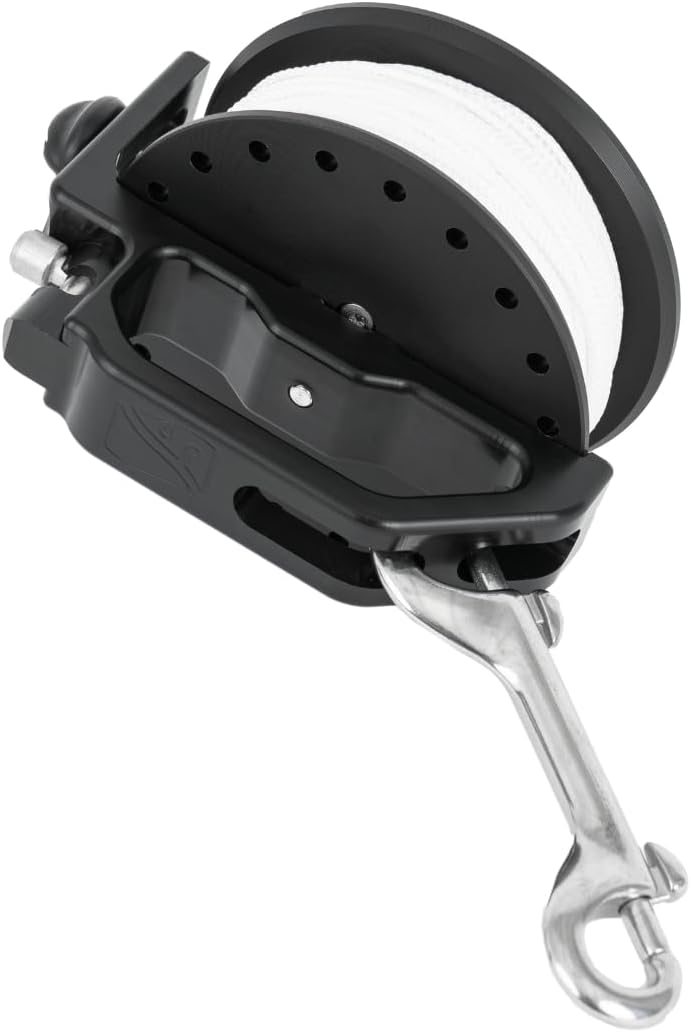 Dive Rite Slide Lock 2 Reel, 400' White, Dive Reel