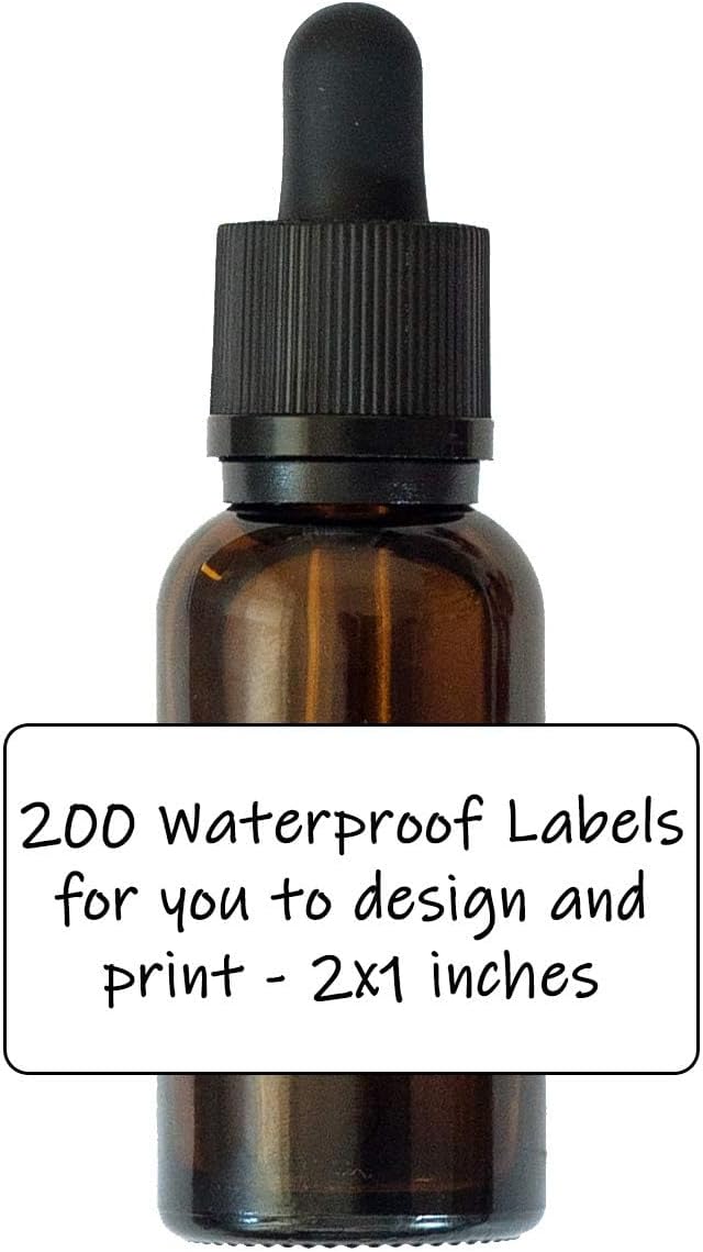 Arlig 2x1 Inch Waterproof Labels for Inkjet Printers Smudge-Proof, Oil-Proof Label for Bottles, Pantry, Lip Gloss, Jars, Food, and Essential Oils | 200 Labels (5 Letter Size Sheets, 40/Sheet) (Matte) - Image 3