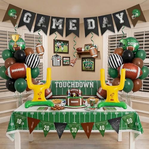 Arche de guirlande de ballons de football kit deco anniversaire garcon et fete club